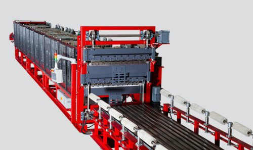 Double-deck rollformer to produce two different ribbed sheet metal profiles