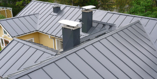 Snap-lock metal roofing produced by Profiilikeskus