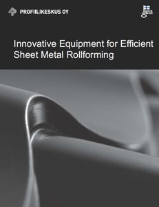 Profiilikeskus - Innovative Equipment for Efficient Sheet Metal Rollforming - Download PDF brochure
