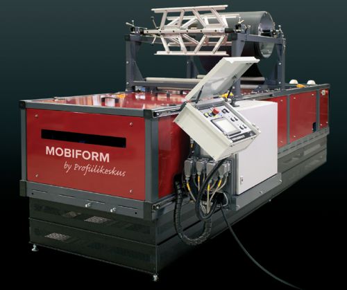 Mobiform - A compact panel rollformer with quick-change forming sections
